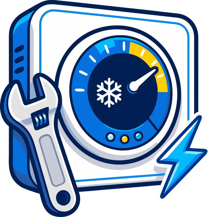 Thermostat dial with a wrench